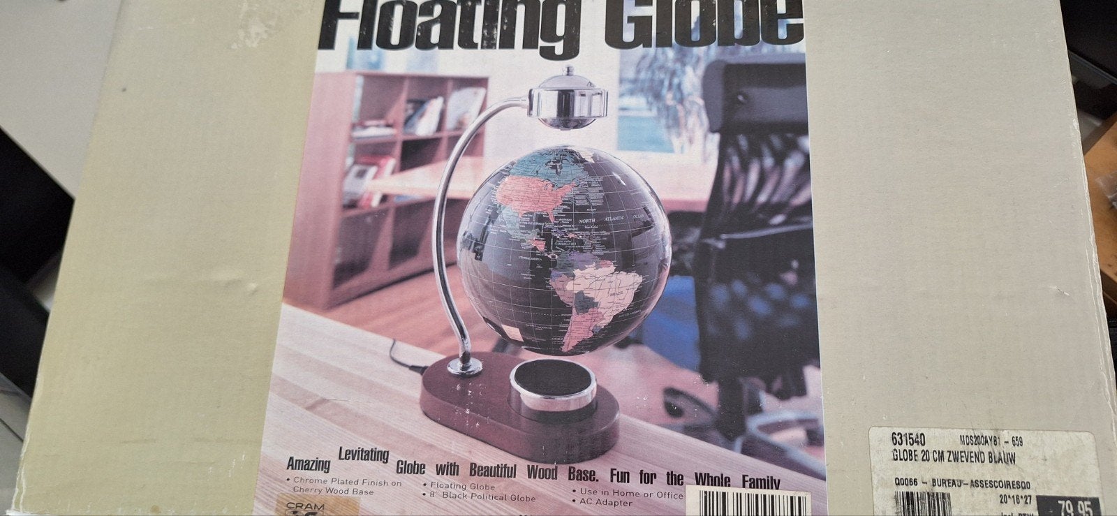 floating globe, Ophalen