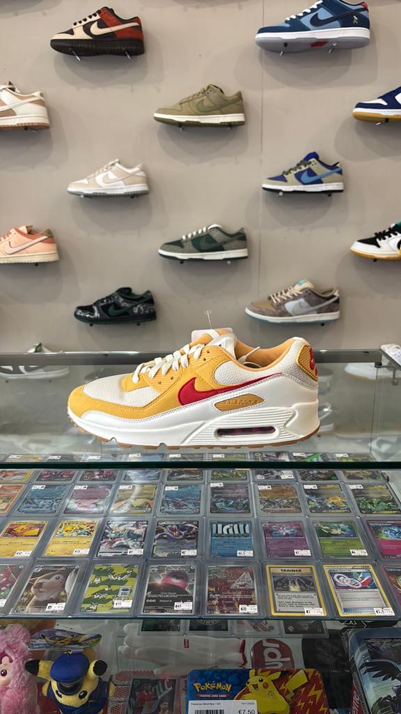 Nike Air Max 90 ID Oranje/Goud Maat 44 Nieuw, D, Wit, Nieuw, Ophalen of Verzenden