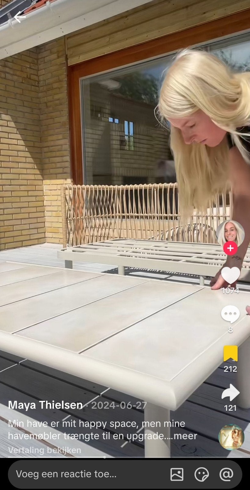nieuw in doos tuintafel Jysk Elby, Ophalen, Nieuw, Rechthoekig, Metaal