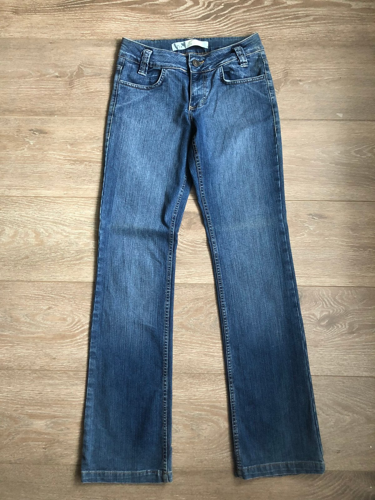 Mooie spijkerbroek maat 29/34 B young, Ophalen of Verzenden, Zo goed als nieuw, Blauw, W28 - W29 (confectie 36)