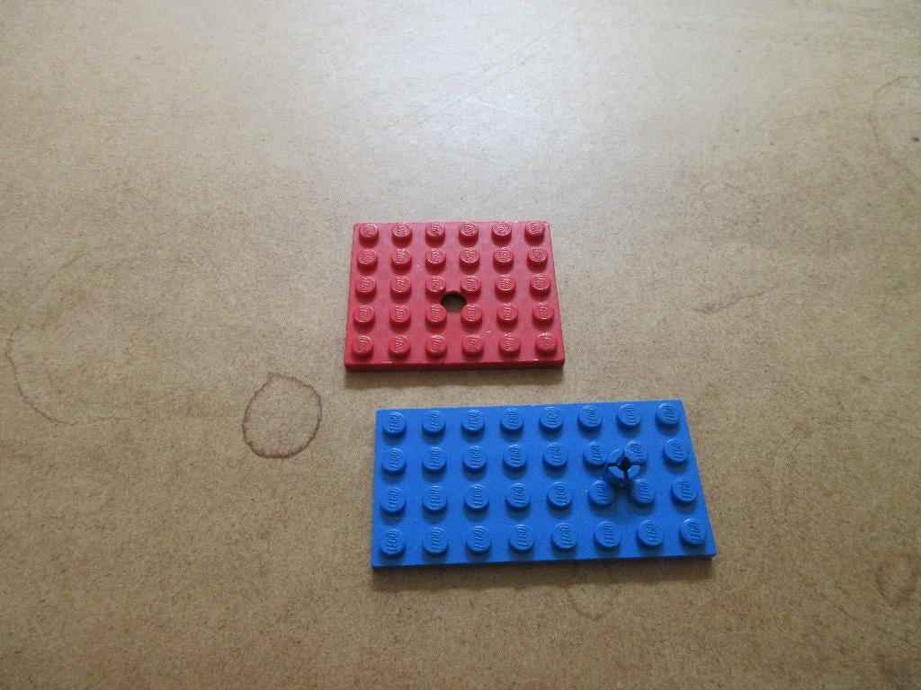 Lego platen vintage 711 en 967, Gebruikt, Overige thema's, Lego, Ophalen of Verzenden