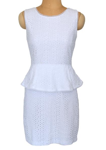 BCBG jurkje, sexy jurk, wit, Mt. XS, Verzenden, Zo goed als nieuw, Maat 34 (XS) of kleiner, Boven de knie