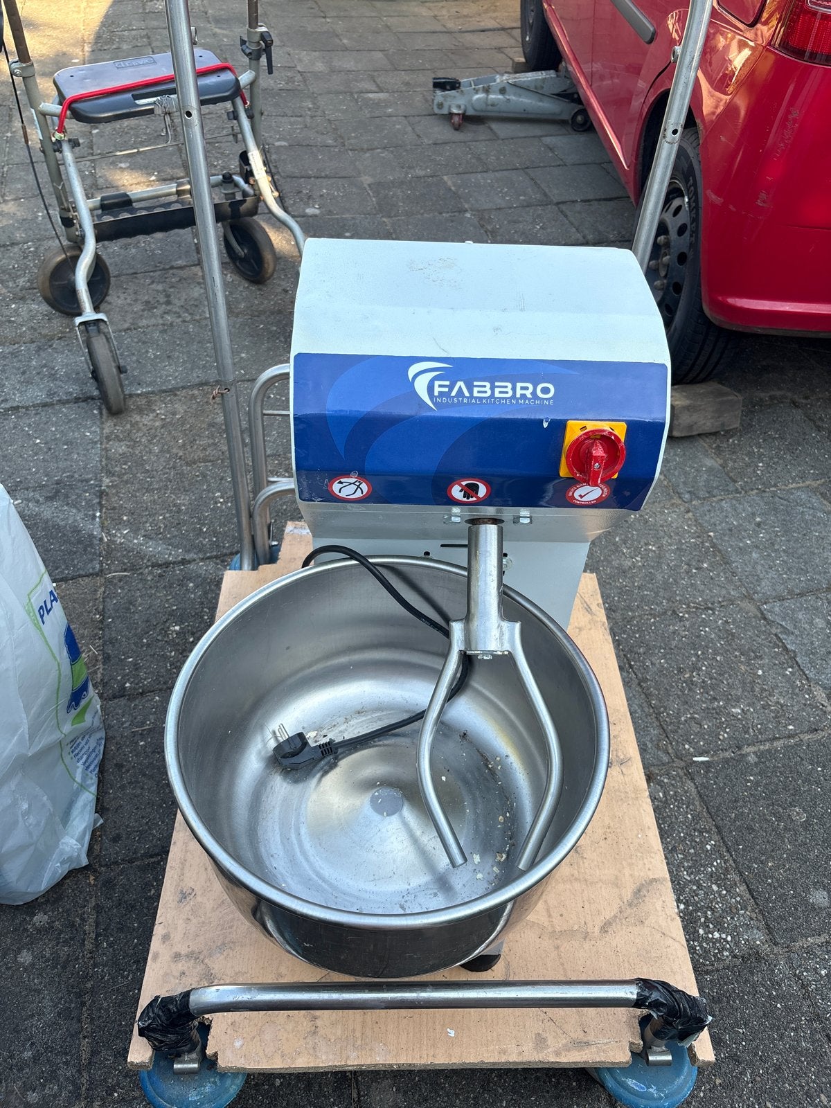 Professionele Industriële Keukenmachine - Fabbro, 4 liter of meer, Ophalen, Gebruikt, 1 snelheid
