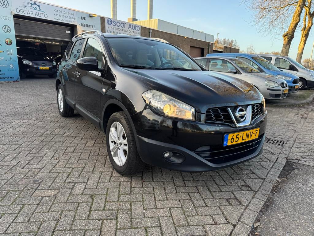 Nissan Qashqai+2 2.0 2WD 2010 Zwart 7person, Auto's, 7 stoelen, Zwart, Origineel Nederlands, Bedrijf
