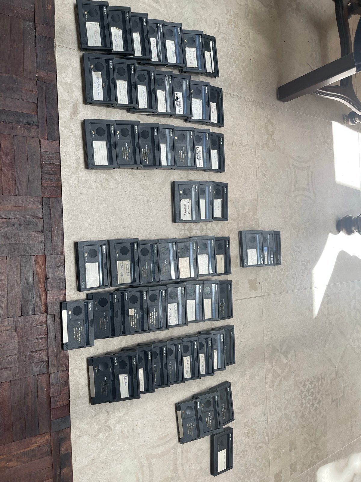 56 eerder opgenomen DCC cassettes, meeste 90 minuten, Gebruikt, Overige genres, Ophalen of Verzenden, Voorbespeeld