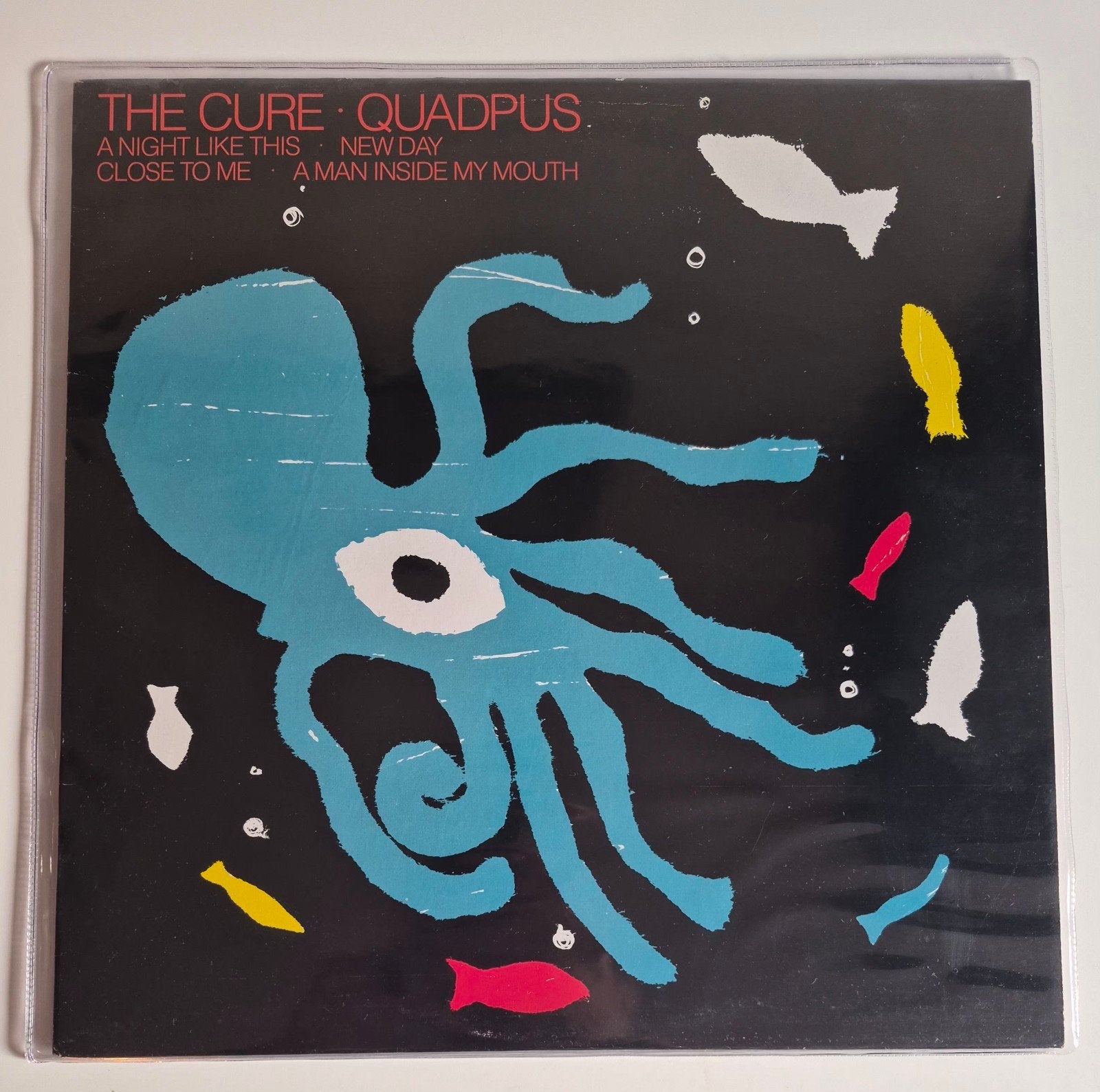 the cure- quadpus 1986 vinyl lp orgineel, Cd's en Dvd's, Ophalen of Verzenden, Zo goed als nieuw, 12 inch, Poprock