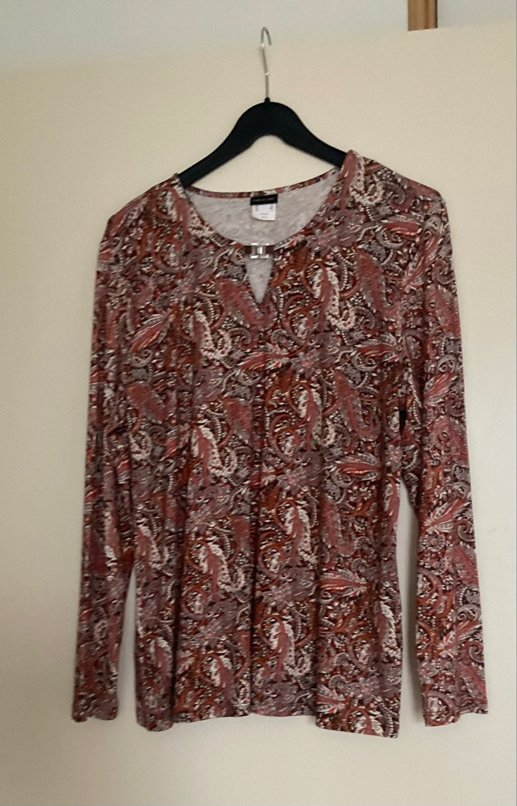 Barbara Lebek Paisley Print Top Maat 42/44 (L), Meerkleurig, Maat 42/44 (L), Ophalen of Verzenden, Zo goed als nieuw