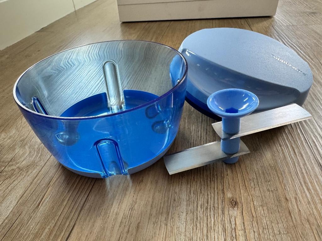 Tupperware Quick chef snijmachine, Ophalen, Zo goed als nieuw, Blauw, Overige typen