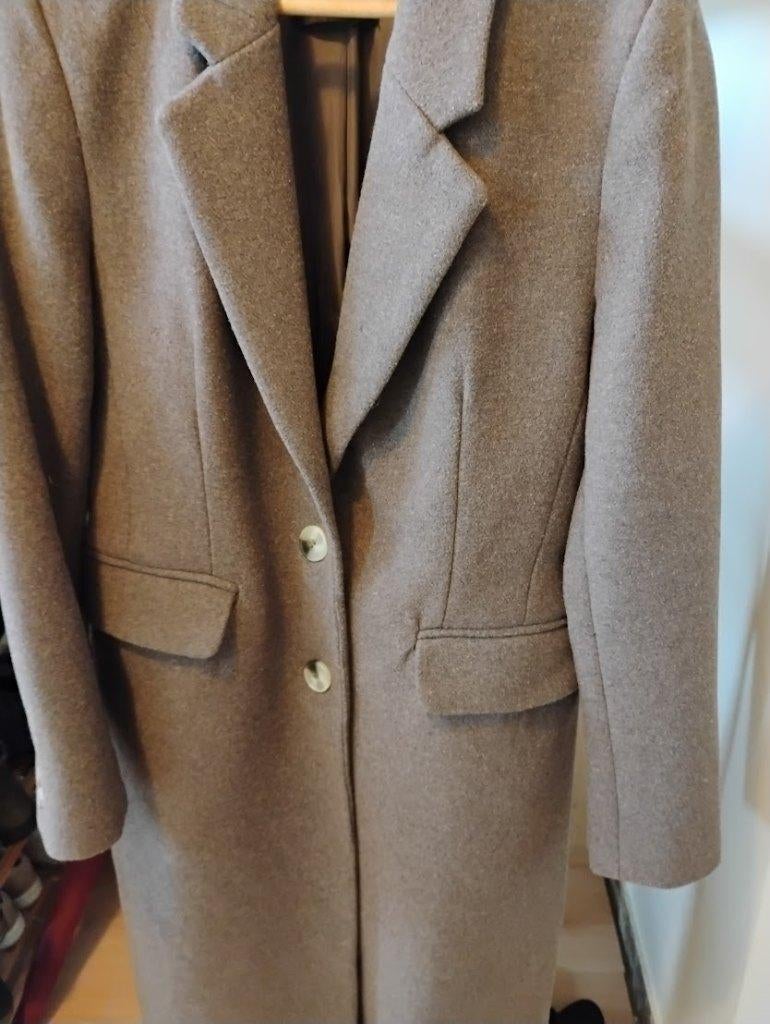 winterjas dames, Kleding | Dames, Jassen | Winter, Bruin, Ophalen of Verzenden, Zo goed als nieuw, Maat 36 (S)