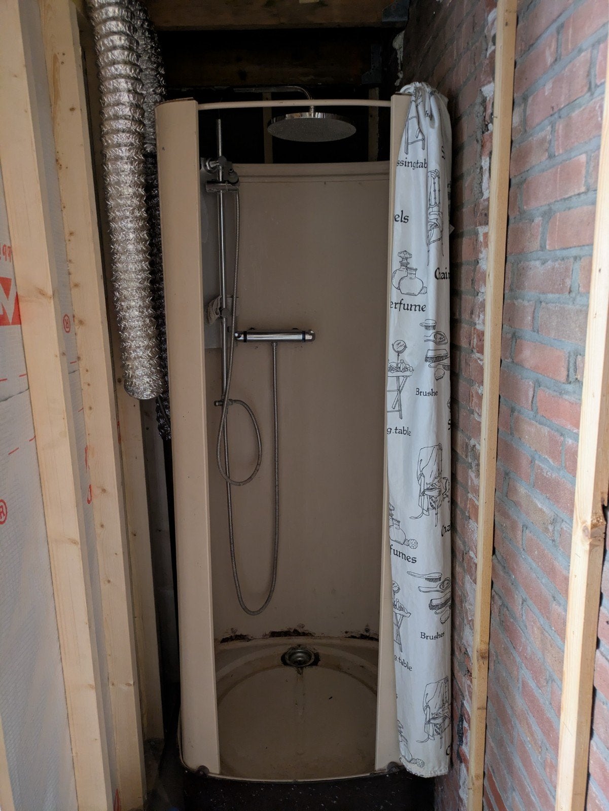 Nooddouche met thermostaatkraan, Doe-het-zelf en Verbouw, Sanitair, Ophalen, Douche