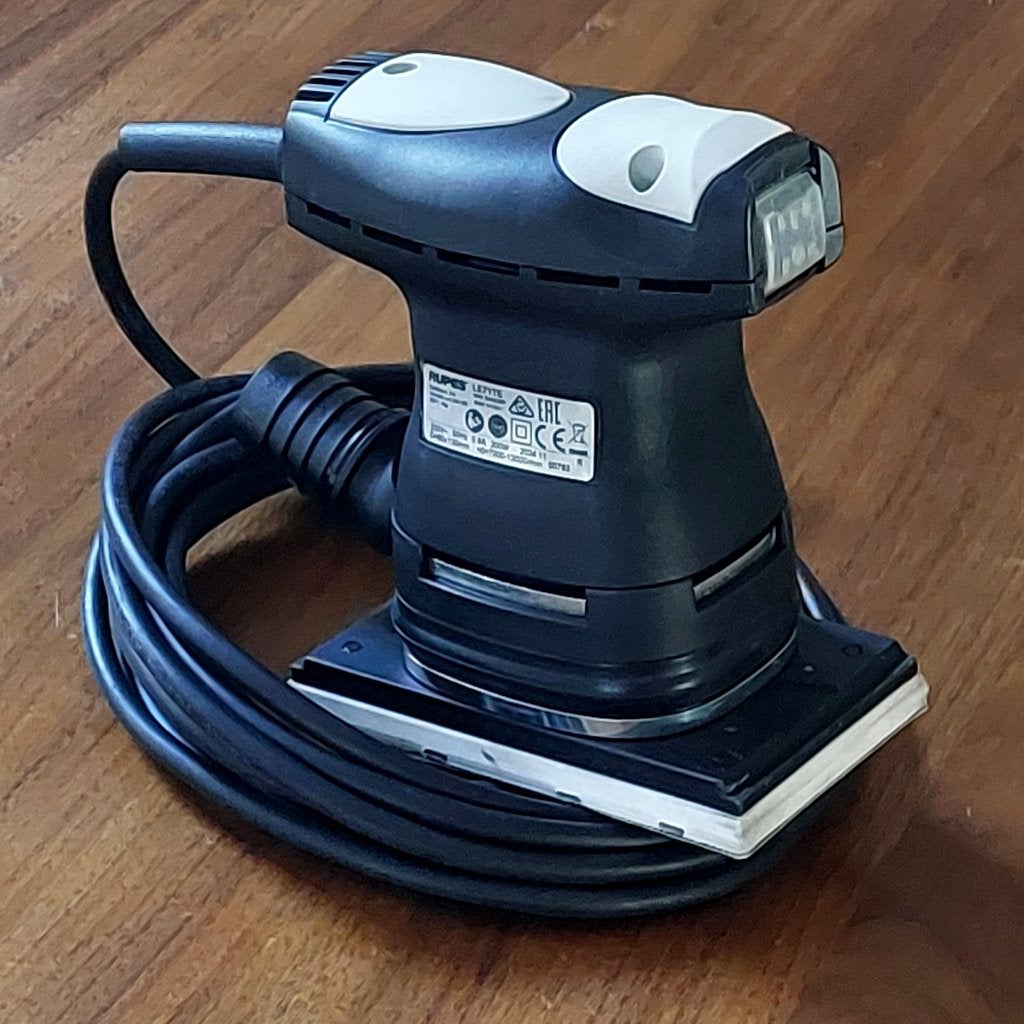 Rupes LE71TE met systainer / filter  z.g.a.n., Ophalen, Zo goed als nieuw, Minder dan 600 watt, Vlakschuurmachine