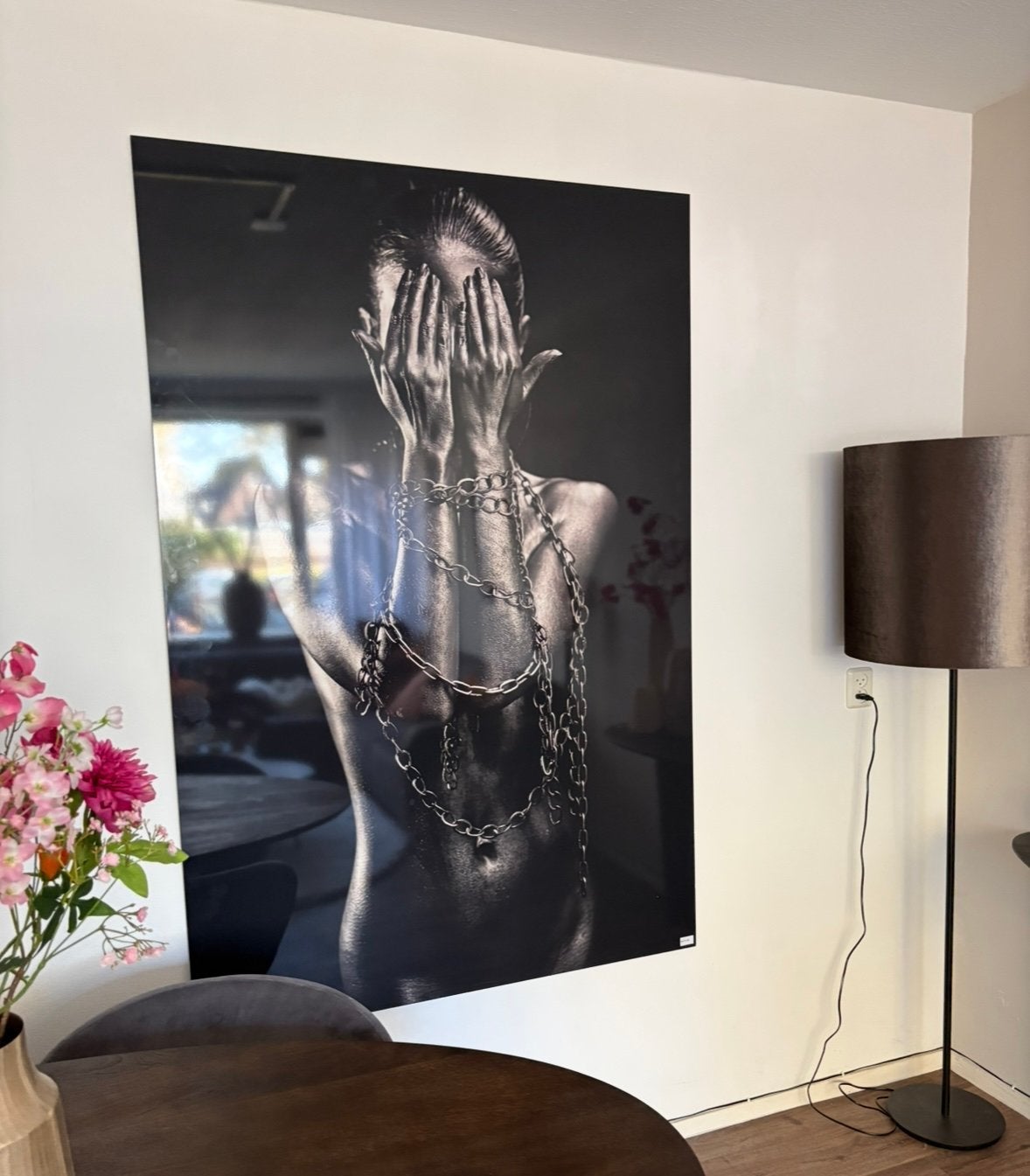 Groot Schilderij, Antiek en Kunst, Kunst | Schilderijen | Abstract, Ophalen