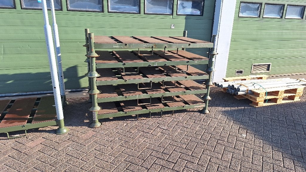 Stapelrack/stapelracks/stapelbokken/ Schotelpallet, Ophalen, Gebruikt, Industriepark 2a 9351PA Leek, H.O.Albert Ale Slotema