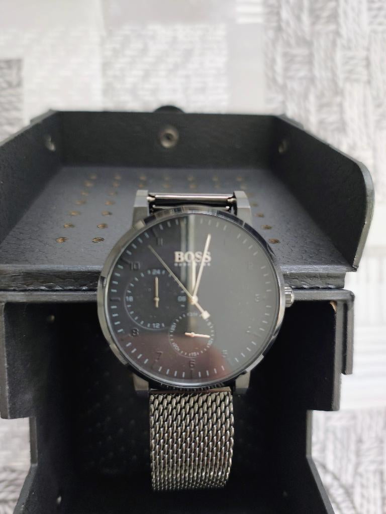 Hugo Boss heren horloge, Overige merken, Staal, Staal, Polshorloge