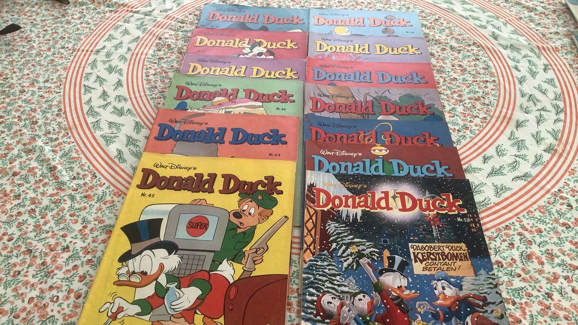 Donald Duck weekblad 1981 kwartaal 4 Nrs 40 t.m. 52, Meerdere stripboeken, Ophalen of Verzenden, Zo goed als nieuw