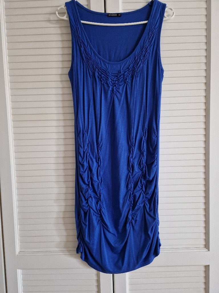 Jurkje marsh maat m valt klein als XS, Kleding | Dames, Ophalen, Blauw, Zo goed als nieuw, Maat 34 (XS) of kleiner