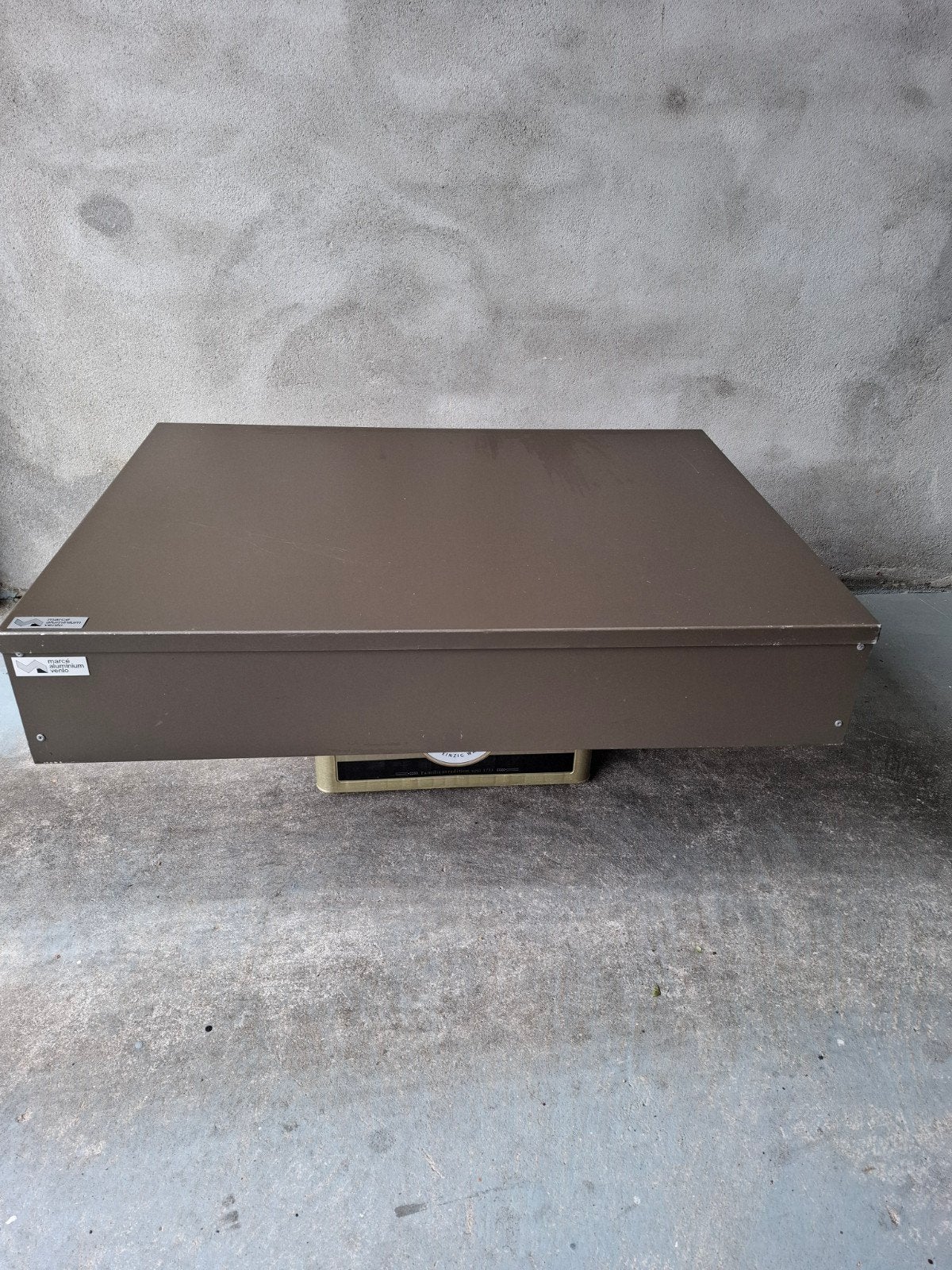 Aluminium opbergbox. Box met deksel., Ophalen, Minder dan 40 cm, Doos, Minder dan 35 cm