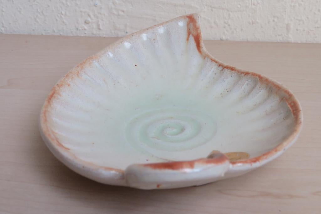 Vintage bladvormig schaaltje, Ophalen of Verzenden
