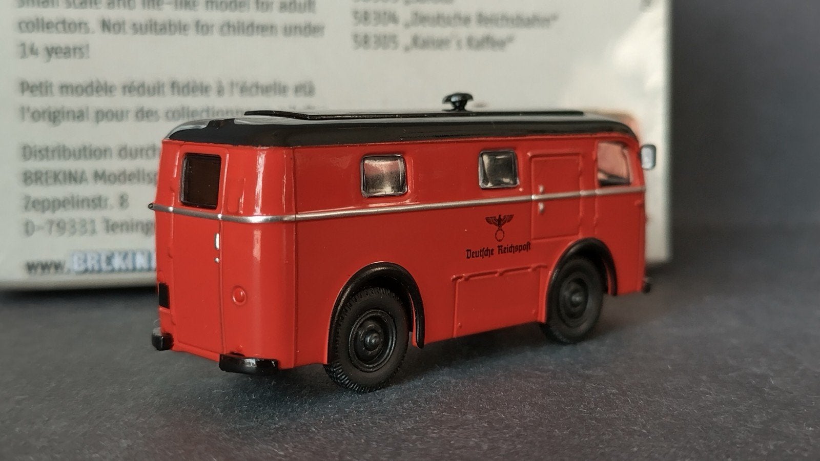 Elektrowagen Deutsche Reichspost 1:87 Brekina Pol, Auto, Verzenden, ., Nieuw
