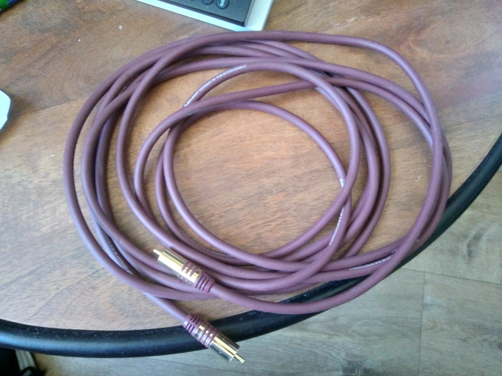 Oehlbach NF Sub Interconnect Subwooferkabel - 5m, Ophalen of Verzenden, Gebruikt, 2 tot 5 meter, Interlink-kabel