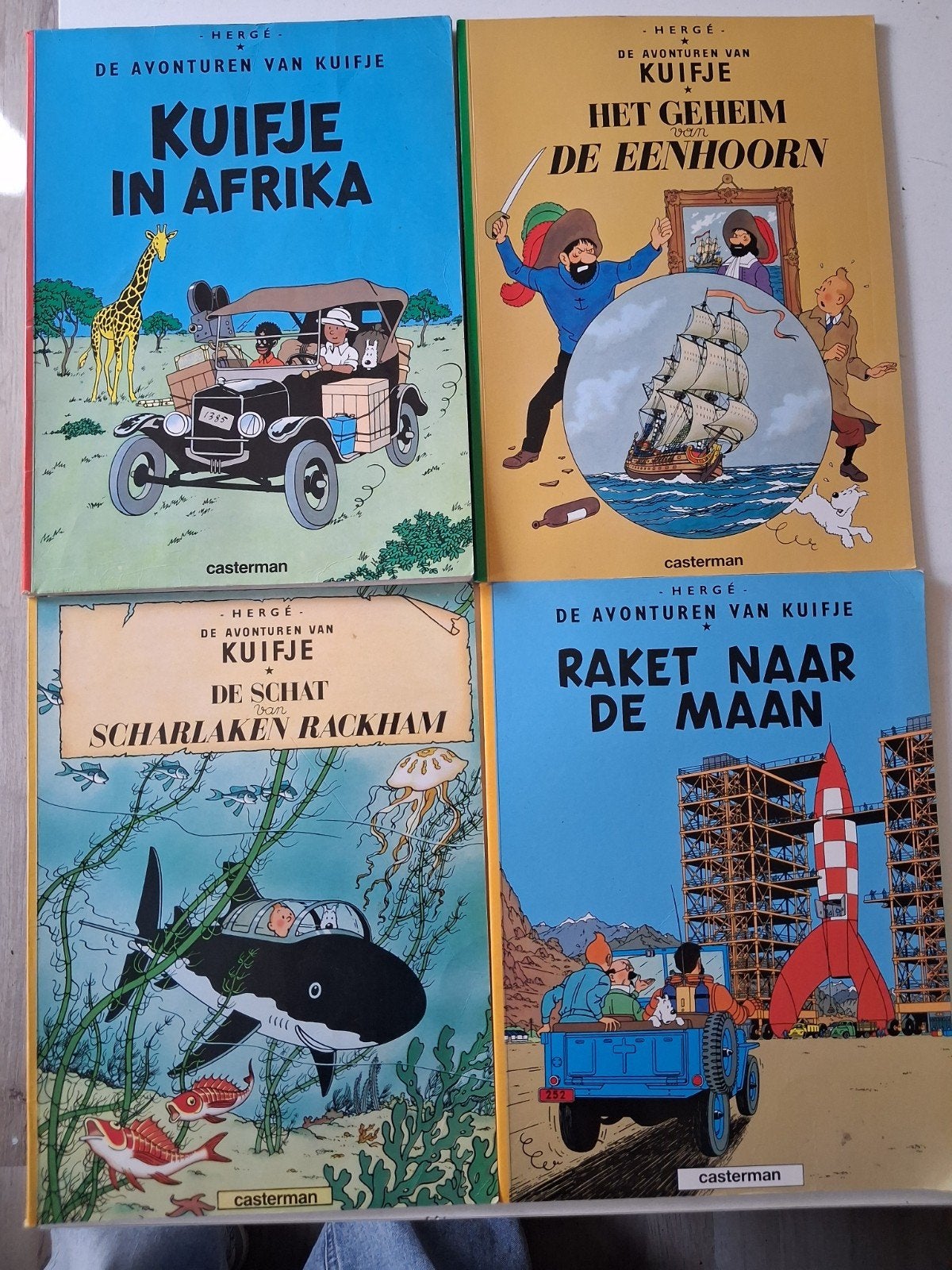 Kuifje stripboeken, Meerdere stripboeken, Ophalen, Gelezen