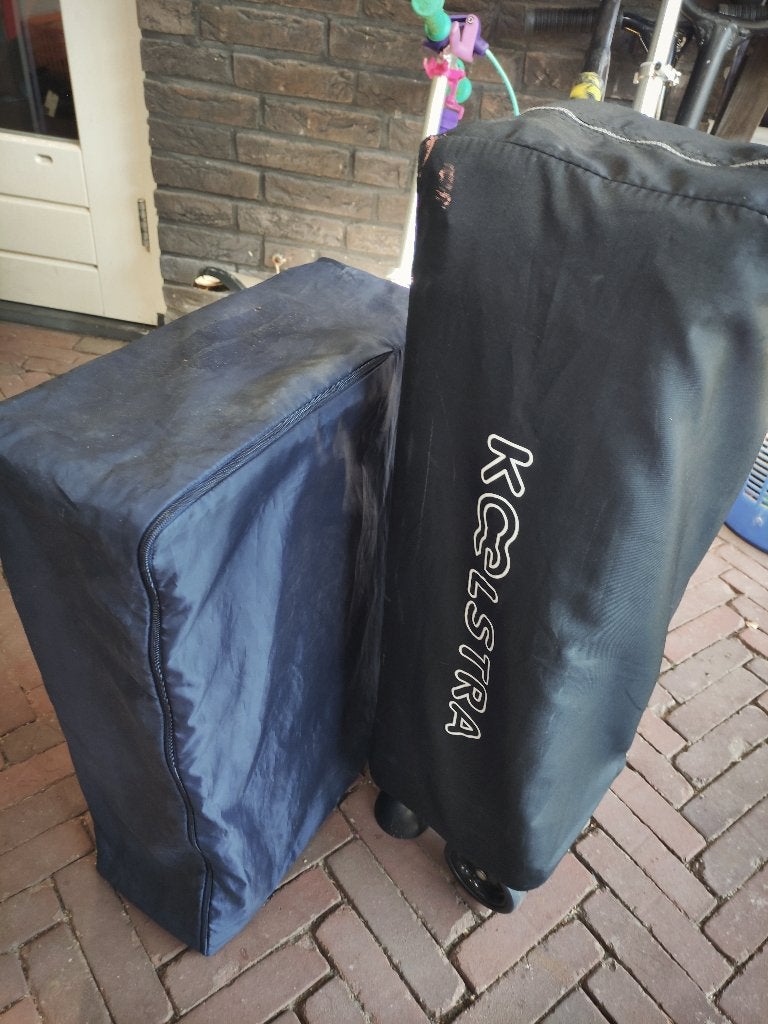 Koelstra campingbedje babybedje met matras, Ophalen, Gebruikt, Reisbedje