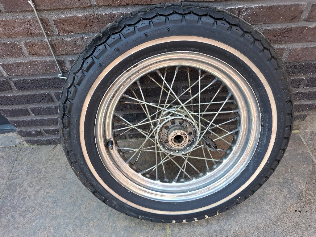 Harley wiel 16 inch WLA WLC compleet met lager en  W-W band, Motoren, Onderdelen | Harley-Davidson, Ophalen, Gebruikt