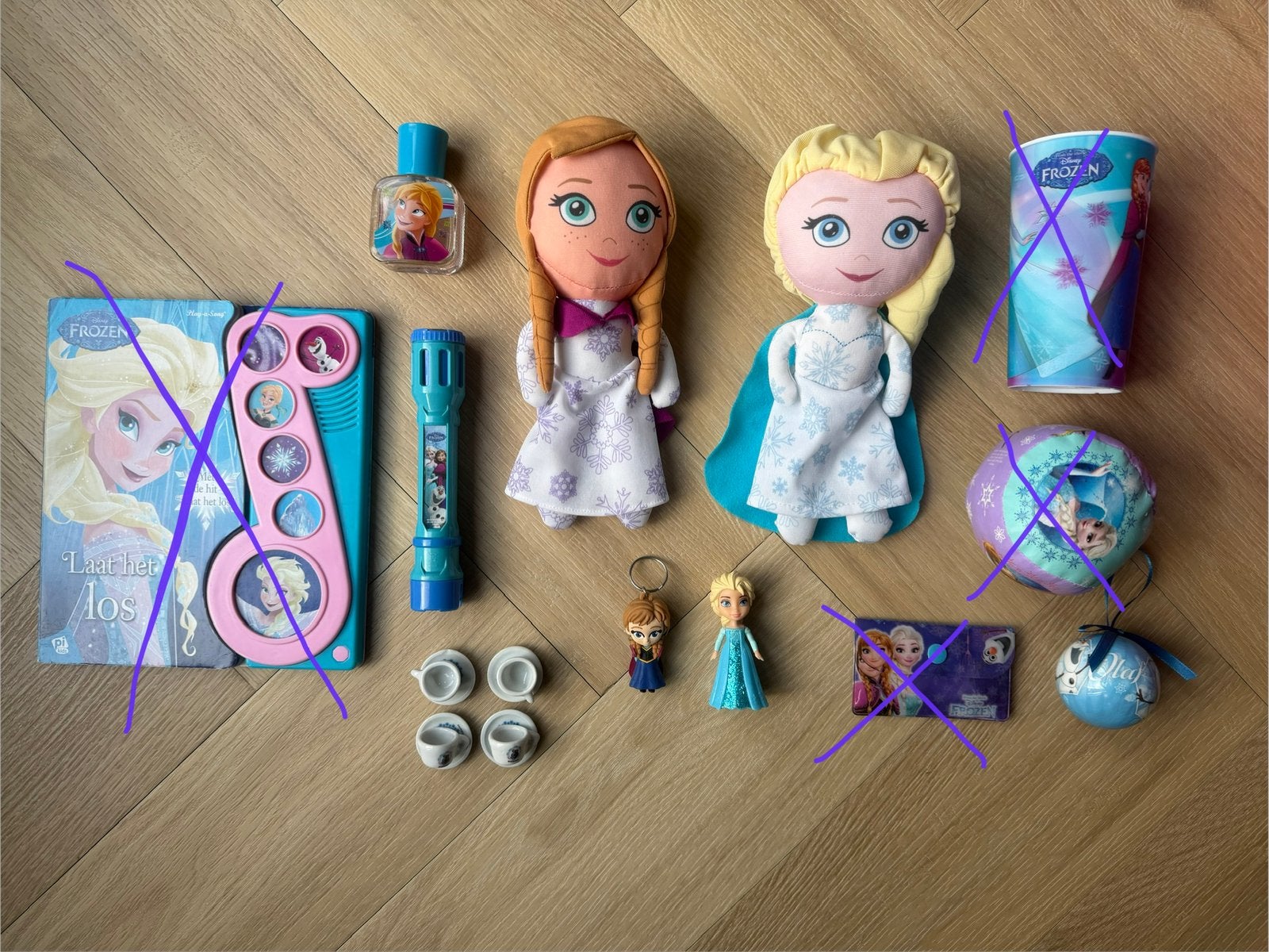 Frozen, Disney, Anna en Elsa, pakket (ook los verkrijgbaar), Ophalen of Verzenden, Zo goed als nieuw