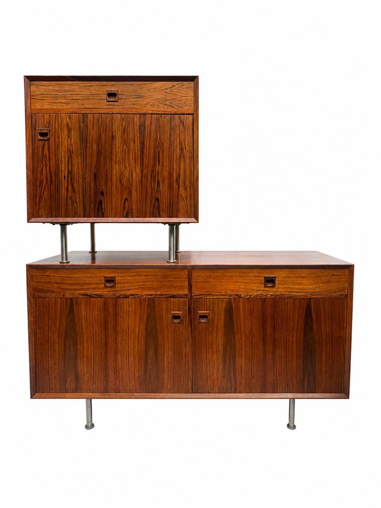 Set Vintage Kasten Brouer Möbelfabrik Deens Design, 1970 80s, Gebruikt, 100 tot 150 cm, Mid century vintage deens scandinavisch