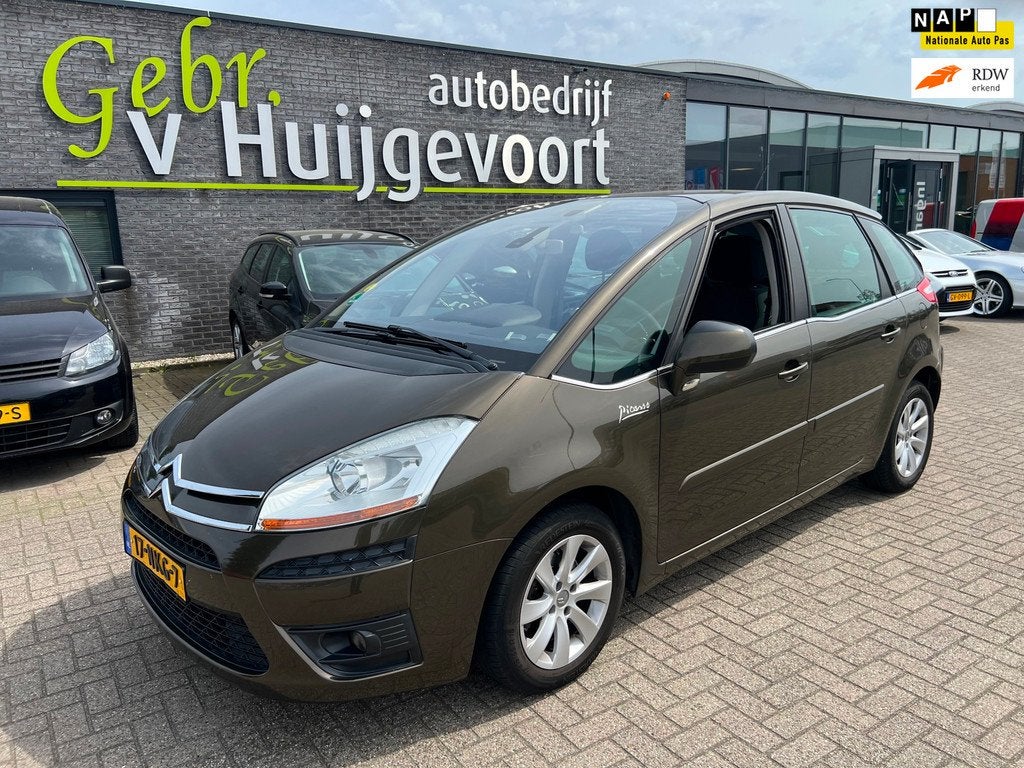 Citroen C4 Picasso 1.6 THP Business EB6V 5p AUTOMAAT, Auto's, Citroën, Euro 5, Gebruikt, Zwart, Bruin