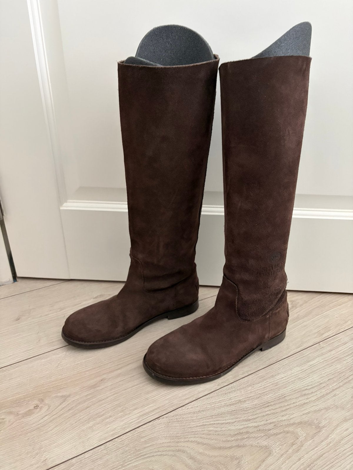 Bruine suede shabbies Amsterdam laarzen maat 37, Hoge laarzen, Bruin, Ophalen of Verzenden, Gedragen