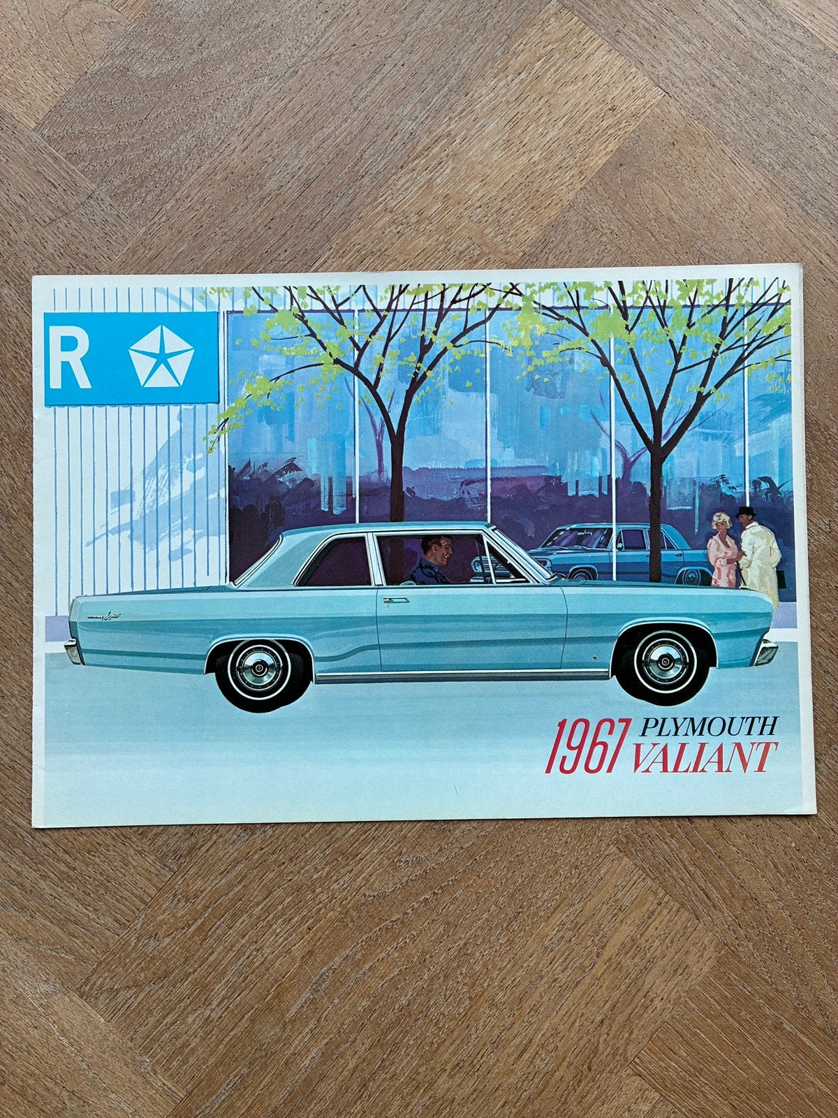 1967 Plymouth Valiant brochure, Verzenden, Zo goed als nieuw, Overige merken