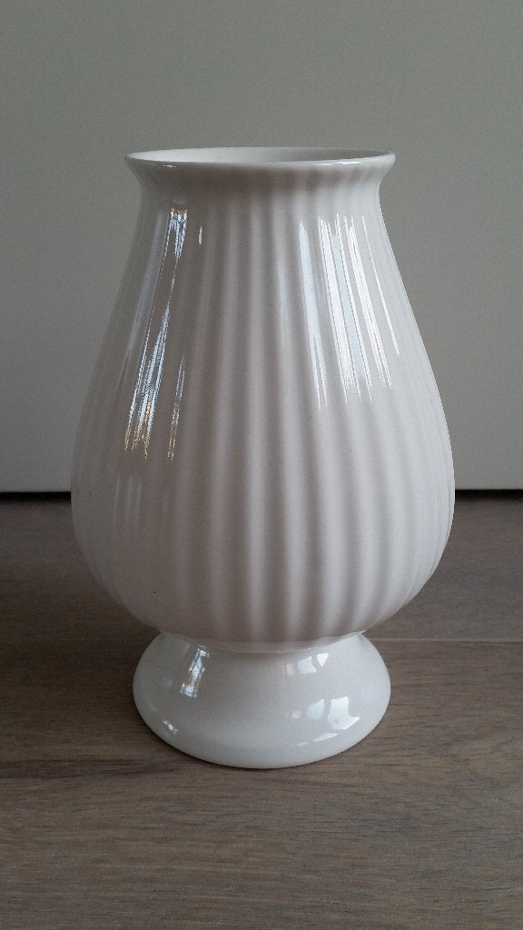 vaas van echt(!) Delfts Wit van de Porceleyne Fles Delft, Gebruikt, 195 cm, Wit, Ophalen of Verzenden