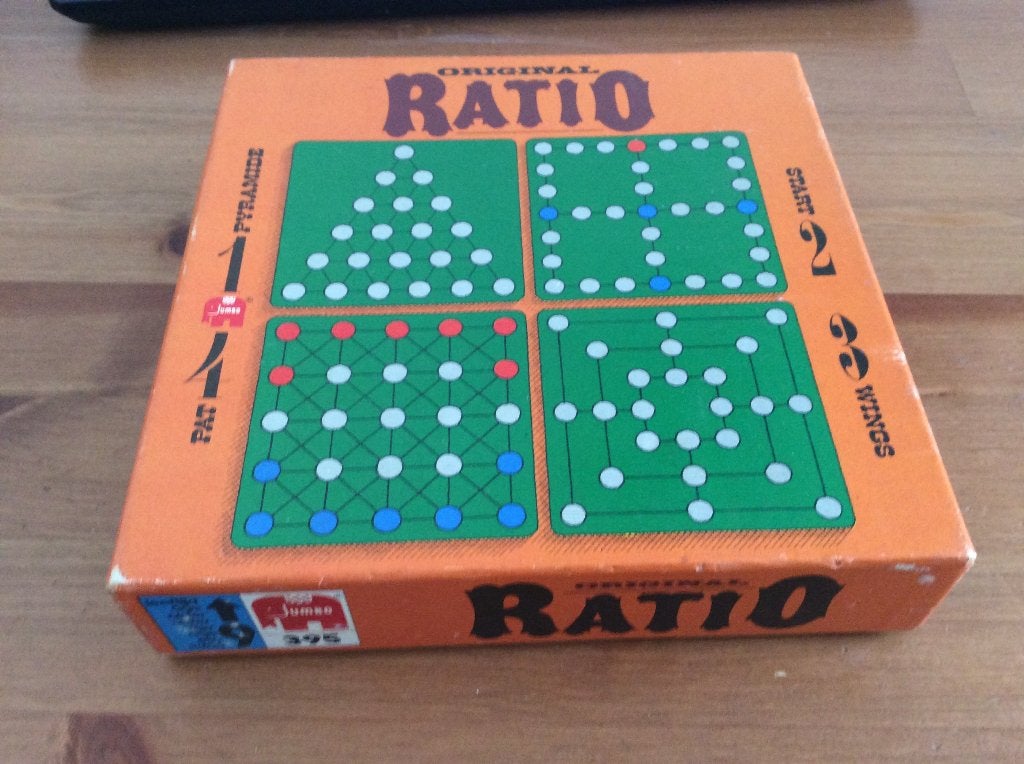 Vintage spel original "RATIO" van Jumbo uit 1975, Hobby en Vrije tijd, Gezelschapsspellen | Bordspellen, Een of twee spelers, Ophalen of Verzenden