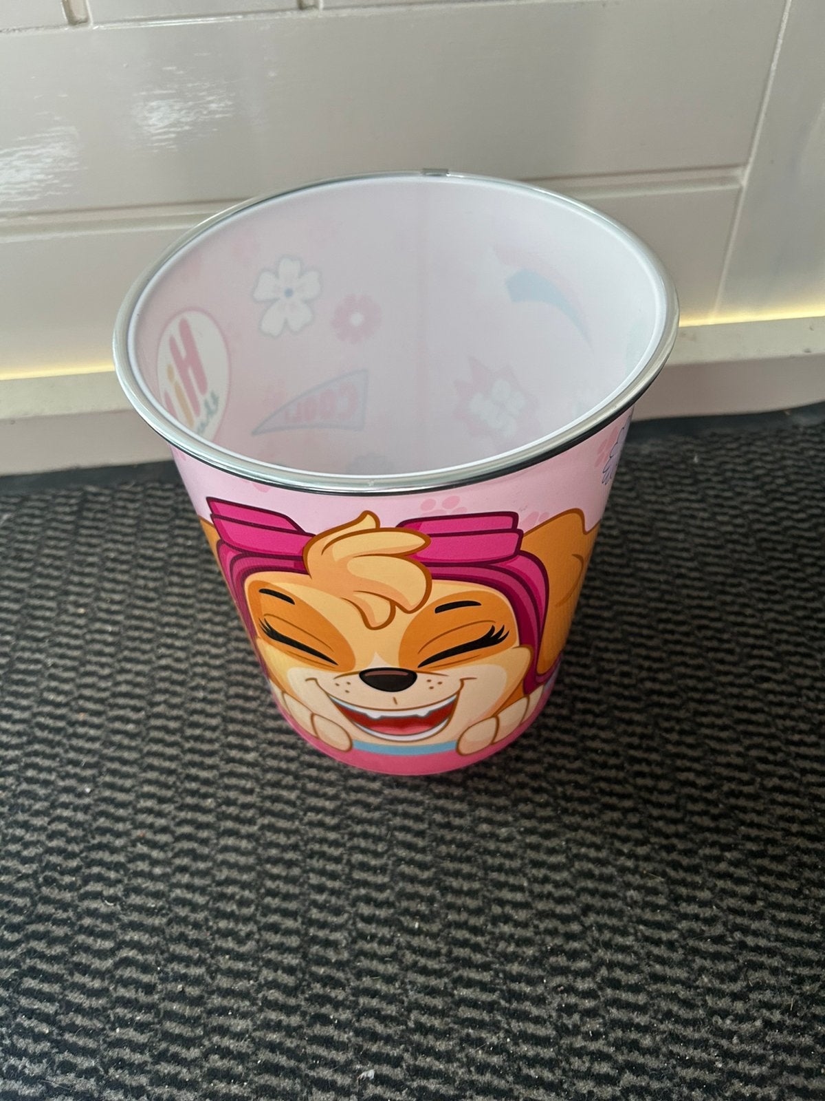 Paw patrol prullenbak, Huis en Inrichting, Woonaccessoires | Prullenbakken, Ophalen of Verzenden, Gebruikt, Kunststof