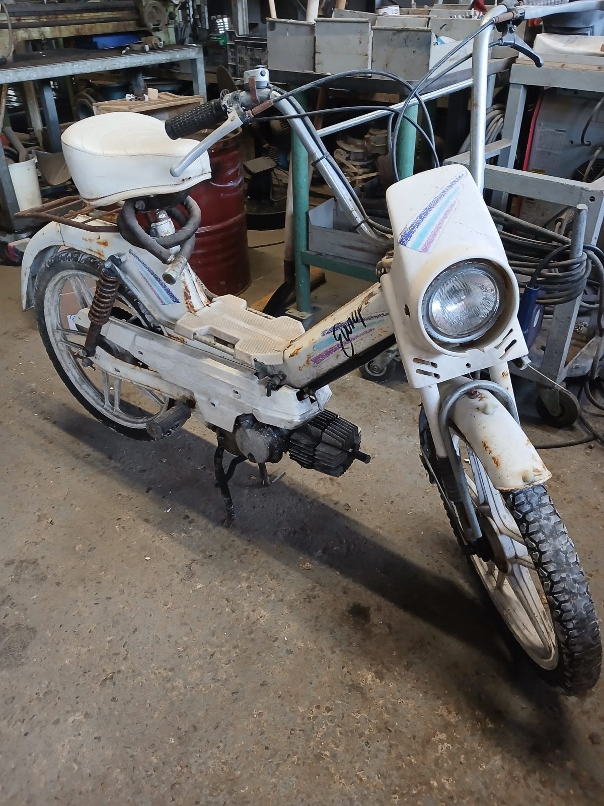 Puch Maxi - Niet startend, geen sleutels, oude staat, Fietsen en Brommers, Ophalen, Gebruikt, Maximaal 45 km/u, Maxi
