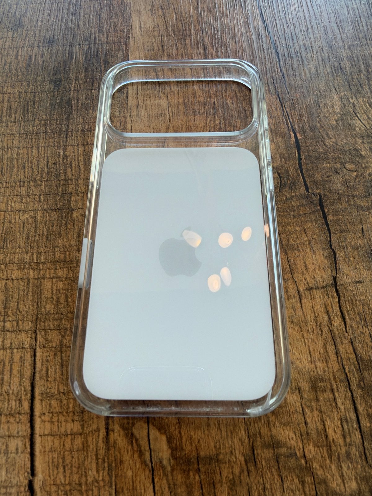 Transparant Apple hoesje voor iPhone 17 Pro, Kunststof, IPhone 17, Gebruikt, Ophalen of Verzenden