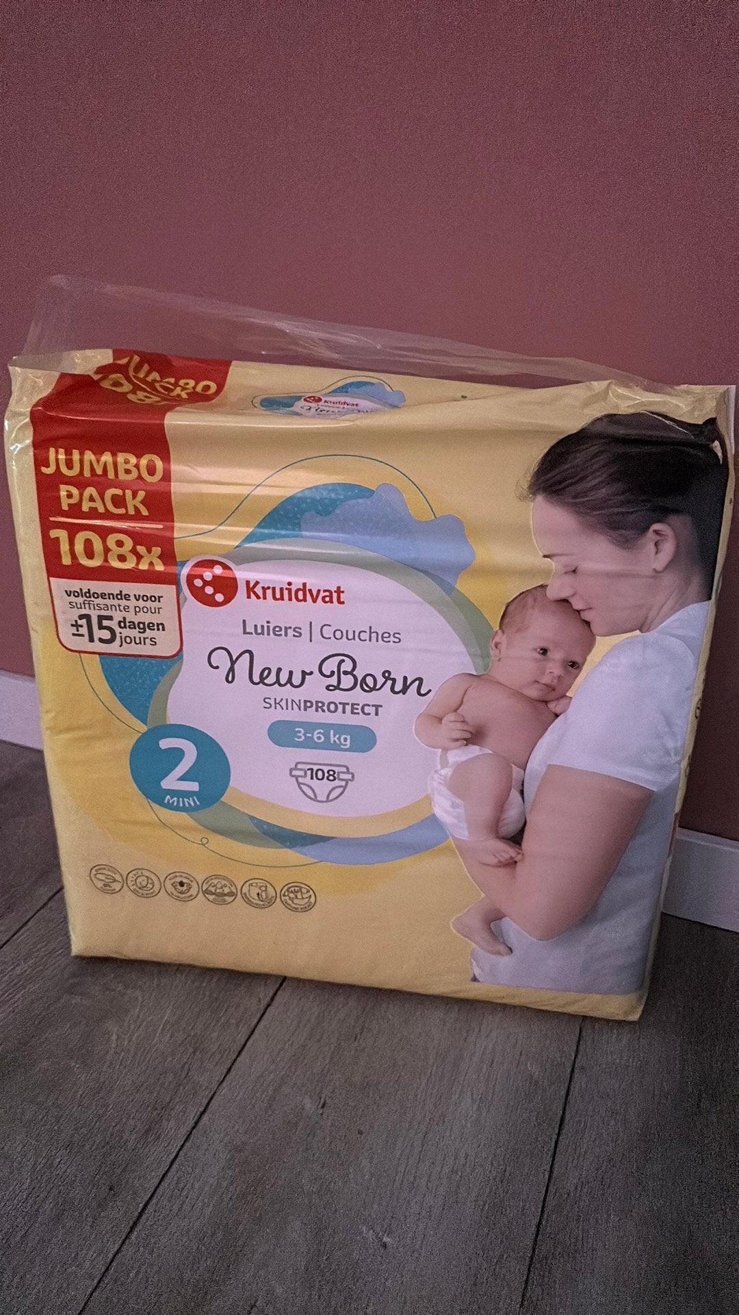Kruitvat luiers maat 2, Kinderen en Baby's, Ophalen, Zo goed als nieuw