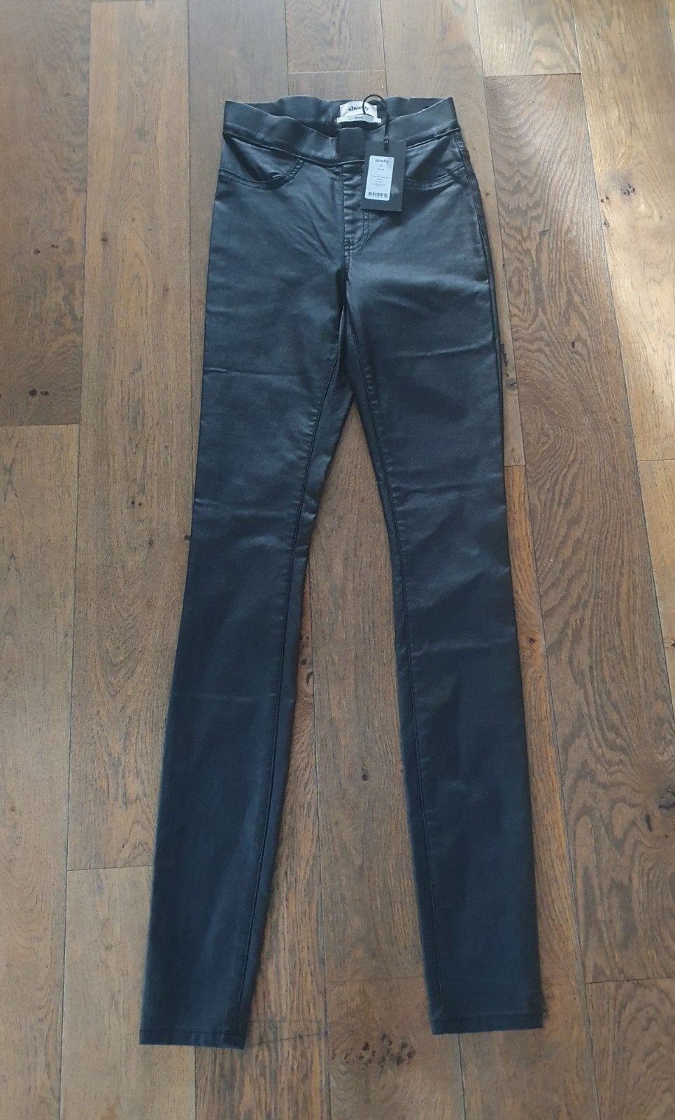 Shoeby Skinny Mid Waist Regular Length Tregging Zwart XS, Kleding | Dames, Broeken en Pantalons, Zwart, Nieuw, Ophalen of Verzenden