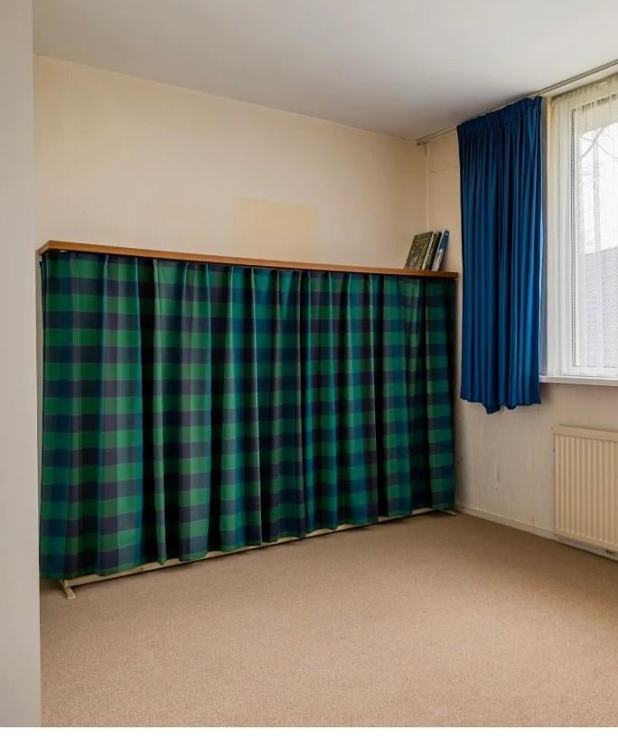 Opklapbed 140 cm breed - Jaren '70 - Weinig gebruikt, Huis en Inrichting, Slaapkamer | Bedden, Ophalen, Gebruikt, Tweepersoons