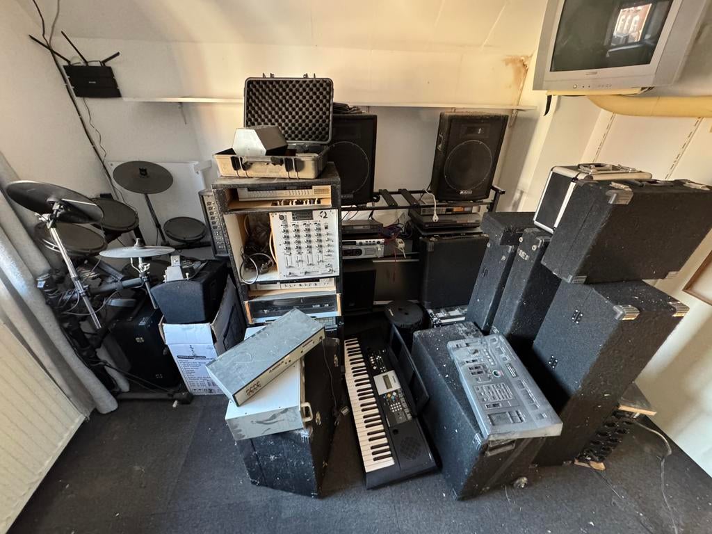 Grote muziekcollectie, Muziek en Instrumenten, Ophalen, Gebruikt, Geen idee, Overige instrumenten