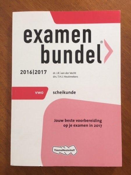 Examenbundel Scheikunde VWO - 2016/2017, Boeken, Schoolboeken, Verzenden, Zo goed als nieuw, VWO, Scheikunde