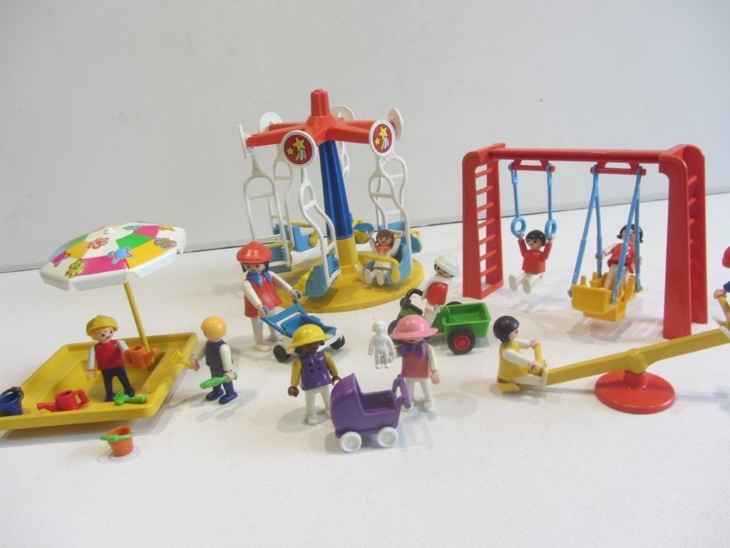 Playmobil Speeltuin met spelende kinderen., Ophalen of Verzenden, Gebruikt, Losse onderdelen