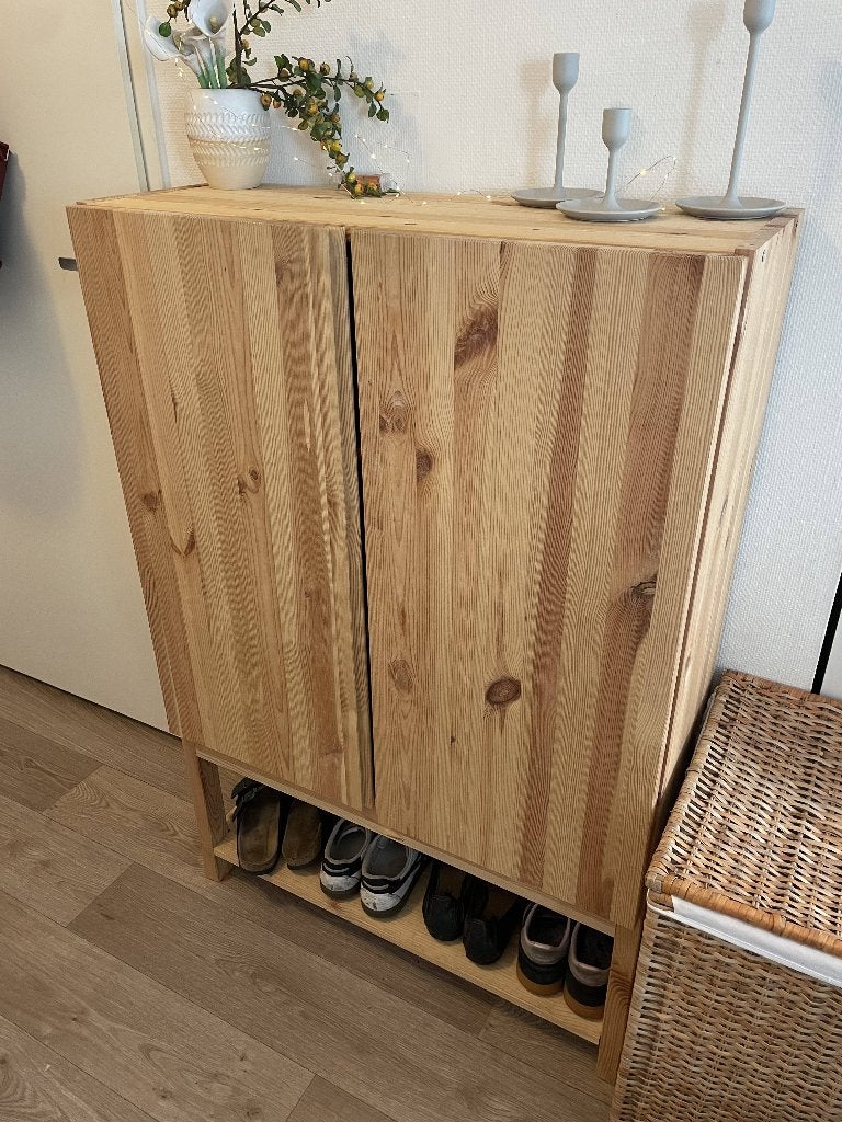 IKEA shelving unit with cabinet, Ophalen, Zo goed als nieuw
