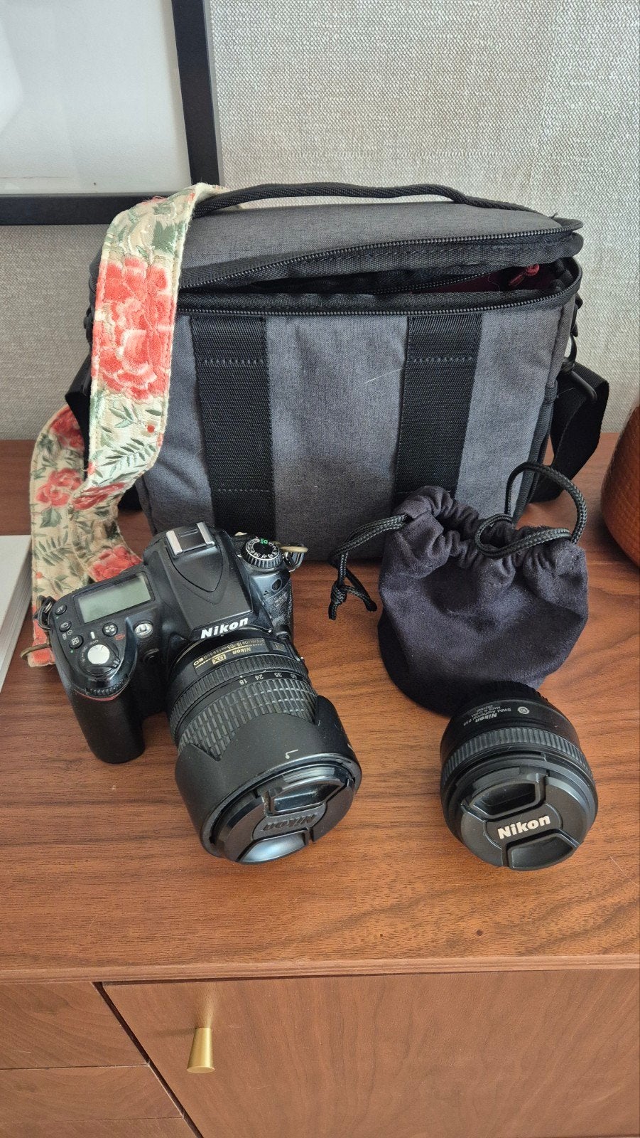 Nikon D90 Spiegelreflexcamera met 2 lenzen en accessoires, Ophalen