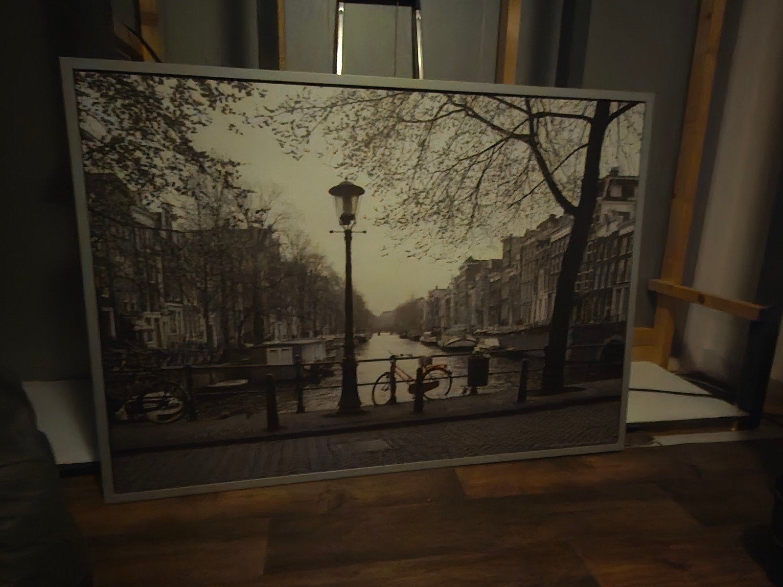 Te koop leuk schilderij, Ophalen