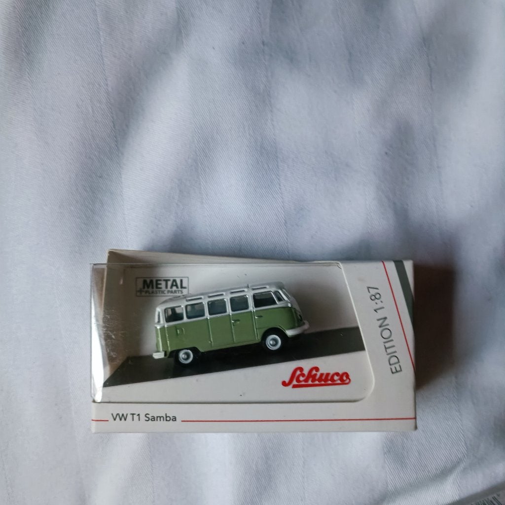 Schuco VW Volkswagen Bus Samba Groen Wit, Ophalen of Verzenden, Nieuw, Bus of Vrachtwagen, Schuco