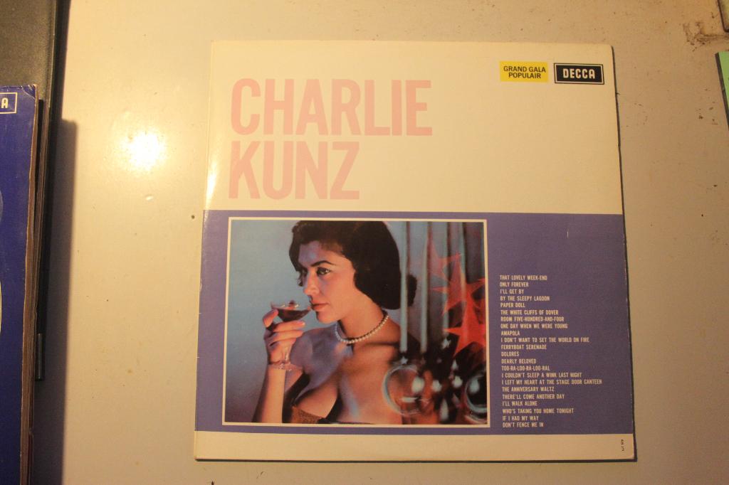 501w - lp - charlie kunz, Ophalen of Verzenden, Gebruikt, 12 inch