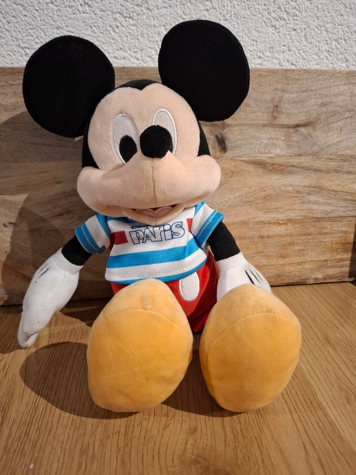 Mickey Mouse knuffel Disneyland Parijs, Ophalen of Verzenden, Mickey Mouse, Zo goed als nieuw, Knuffel