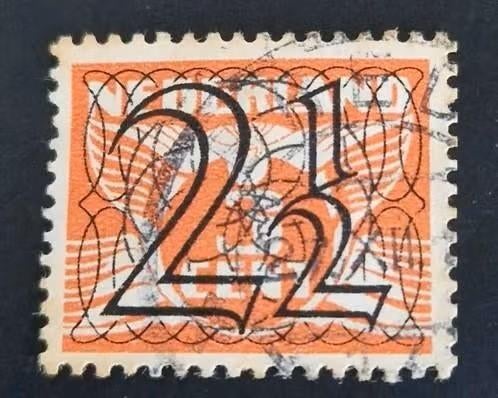 Nederland 1940 - nvph 356 - Cijfer type 'Guilloche', Postzegels en Munten, Postzegels | Nederland, Verzenden, T/m 1940, Gestempeld
